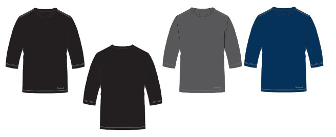 5分袖Tシャツ